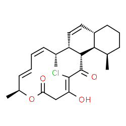 ChemSpider 2D Image | chlorotonil C | C24H31ClO4