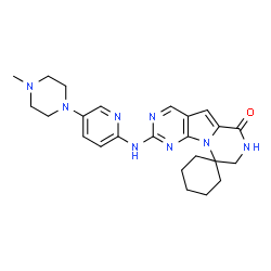 ChemSpider 2D Image | Trilaciclib | C24H30N8O
