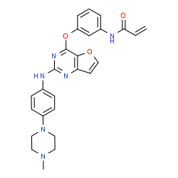 ChemSpider 2D Image | poseltinib | C26H26N6O3