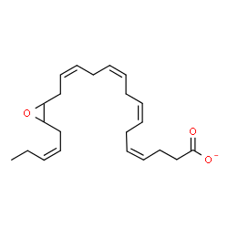 ChemSpider 2D Image | (4Z,7Z,10Z,13Z)-15-{3-[(2Z)-2-Penten-1-yl]-2-oxiranyl}-4,7,10,13-pentadecatetraenoate | C22H31O3
