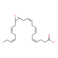 ChemSpider 2D Image | (4Z,7Z,10Z)-12-{3-[(2Z,5Z)-2,5-Octadien-1-yl]-2-oxiranyl}-4,7,10-dodecatrienoate | C22H31O3