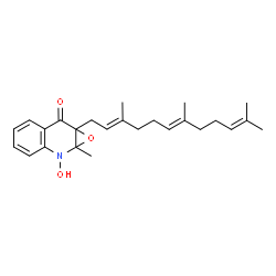 ChemSpider 2D Image | aurachin C epoxide | C25H33NO3