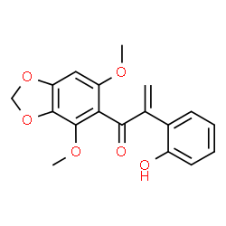 ChemSpider 2D Image | biliatresone | C18H16O6