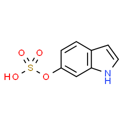 ChemSpider 2D Image | 6-hydroxyindole sulfate | C8H7NO4S
