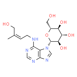 ChemSpider 2D Image | 7-(beta-D-glucosyl)-cis-zeatin | C16H23N5O6