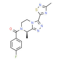ChemSpider 2D Image | fezolinetant | C16H15FN6OS