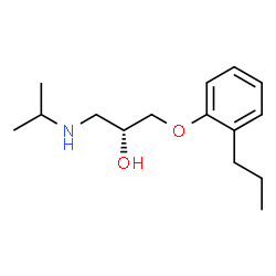 ChemSpider 2D Image | (R)-dihydroalprenolol | C15H25NO2