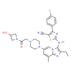 ChemSpider 2D Image | GLPG1690 | C30H33FN8O2S