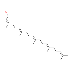 ChemSpider 2D Image | (2Z,6E,10E,14E)-3,7,11,15,19-Pentamethyl-2,6,10,14,18-icosapentaen-1-ol | C25H42O