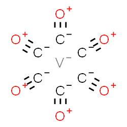 ChemSpider 2D Image | carbon monoxide;vanadium(1-) | C6O6V