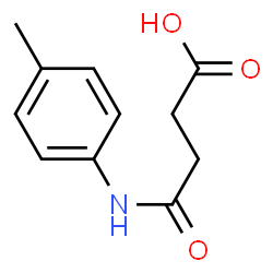 ChemSpider 2D Image | 4-oxo-4-(4-toluidino)butanoic acid | C11H13NO3