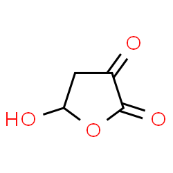 ChemSpider 2D Image | 5-Hydroxydihydro-2,3-furandione | C4H4O4
