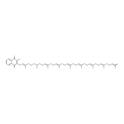 ChemSpider 2D Image | 2-Methyl-3-[(2E,10E,14E,18E,22E,26E,30E)-3,7,11,15,19,23,27,31,35-nonamethyl-2,10,14,18,22,26,30,34-hexatriacontaoctaen-1-yl]-1,4-naphthoquinone | C56H82O2