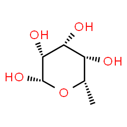 ChemSpider 2D Image | 6-Deoxy-beta-L-talopyranose | C6H12O5