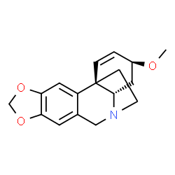 ChemSpider 2D Image | (3beta,13beta,19alpha)-3-Methoxy-1,2-didehydrocrinan | C17H19NO3