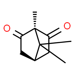 ChemSpider 2D Image | (1s,4s)-1,7,7-Trimethylbicyclo[2.2.1]heptane-2,6-dione | C10H14O2