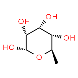 ChemSpider 2D Image | 6-Deoxy-alpha-D-allopyranose | C6H12O5