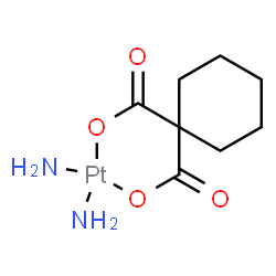 ChemSpider 2D Image | Diamino[1,1-cyclohexanedicarboxylato(2-)-kappa~2~O~1~,O~1~]platinum | C8H14N2O4Pt