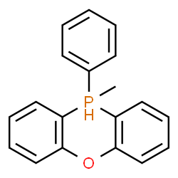 ChemSpider 2D Image | 10-Methyl-10-phenyl-10H-10lambda~5~-phenoxaphosphinine | C19H17OP