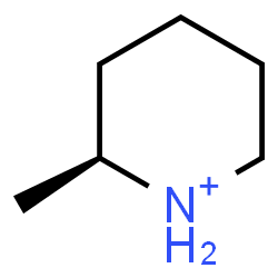 ChemSpider 2D Image | (2S)-2-Methylpiperidinium | C6H14N