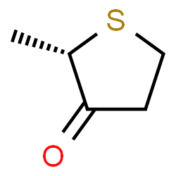 ChemSpider 2D Image | (2S)-2-Methyldihydro-3(2H)-thiophenone | C5H8OS