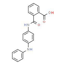 ChemSpider 2D Image | 2-[(4-Anilinophenyl)carbamoyl]benzoic acid | C20H16N2O3
