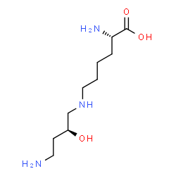 ChemSpider 2D Image | Hypusine | C10H23N3O3