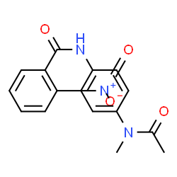 ChemSpider 2D Image | N-[4-(N-METHYLACETAMIDO)PHENYL]-2-NITROBENZAMIDE | C16H15N3O4