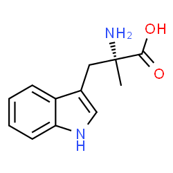ChemSpider 2D Image | a-methyl-D-tryptophan | C12H14N2O2