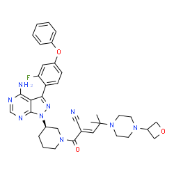 ChemSpider 2D Image | PRN1008 | C36H40FN9O3
