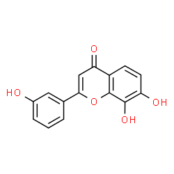 ChemSpider 2D Image | 3',7,8-Trihydroxyflavone | C15H10O5