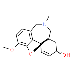 ChemSpider 2D Image | EPIGALANTAMINE | C17H21NO3
