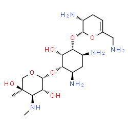 ChemSpider 2D Image | Pentisomicin | C19H37N5O7