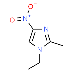 ChemSpider 2D Image | 1-ethyl-2-methyl-4-nitroimidazole | C6H9N3O2