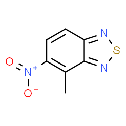 ChemSpider 2D Image | 4-Methyl-5-nitro-2,1,3-benzothiadiazole | C7H5N3O2S