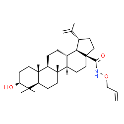 ChemSpider 2D Image | (3beta)-N-(Allyloxy)-3-hydroxylup-20(29)-en-28-amide | C33H53NO3