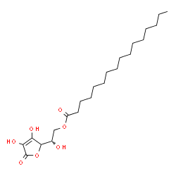 ChemSpider 2D Image | (2S)-2-(3,4-Dihydroxy-5-oxo-2,5-dihydro-2-furanyl)-2-hydroxyethyl palmitate (non-preferred name) | C22H38O7