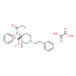ChemSpider 2D Image | lofentanil oxalate | C27H34N2O7