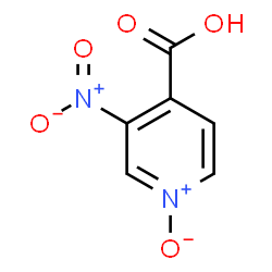 ChemSpider 2D Image | 3-Nitroisonicotinic acid 1-oxide | C6H4N2O5