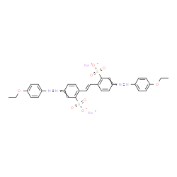 ChemSpider 2D Image | Disodium 2,2'-[(E)-1,2-ethenediyl]bis{5-[(4-ethoxyphenyl)diazenyl]benzenesulfonate} | C30H26N4Na2O8S2
