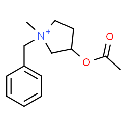 ChemSpider 2D Image | 3-Acetoxy-1-benzyl-1-methylpyrrolidinium | C14H20NO2