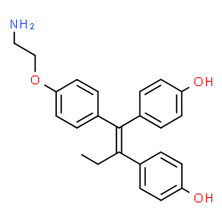 ChemSpider 2D Image | 4'-Hydroxynorendoxifen | C24H25NO3