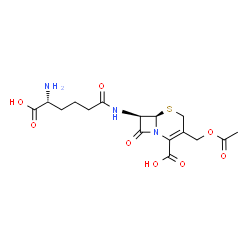 ChemSpider 2D Image | (+)-cephalosporin C | C16H21N3O8S
