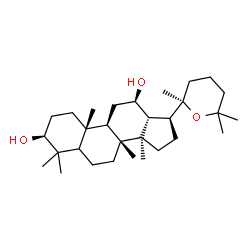 ChemSpider 2D Image | (3beta,5xi,12beta,20R)-20,25-Epoxydammarane-3,12-diol | C30H52O3