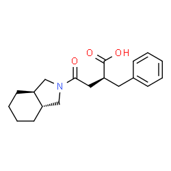 ChemSpider 2D Image | (2S)-2-Benzyl-4-[(3aR,7aR)-octahydro-2H-isoindol-2-yl]-4-oxobutanoic acid | C19H25NO3