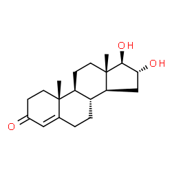 ChemSpider 2D Image | 16?-hydroxytestosterone | C19H28O3