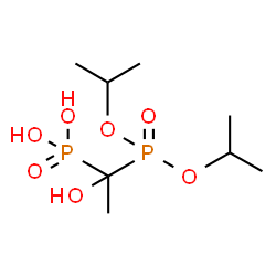 ChemSpider 2D Image | [1-(Diisopropoxyphosphoryl)-1-hydroxyethyl]phosphonic acid | C8H20O7P2