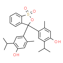 ChemSpider 2D Image | Thymol blue | C27H30O5S