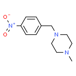 ChemSpider 2D Image | 1-Methyl-4-(4-nitrobenzyl)piperazine | C12H17N3O2