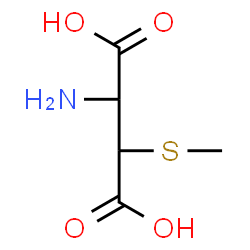 ChemSpider 2D Image | (3S)-3-(Methylsulfanyl)-L-aspartic acid | C5H9NO4S